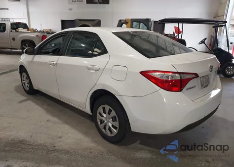 2014 Toyota Corolla L z USA, uszkodzony, nr VIN 2T1BURHE4EC059194